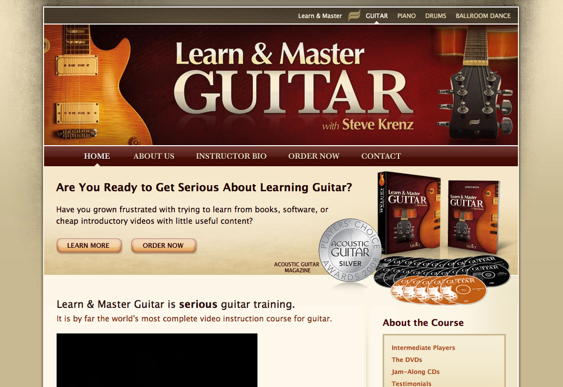 Learn and Master Guitar review sidebar